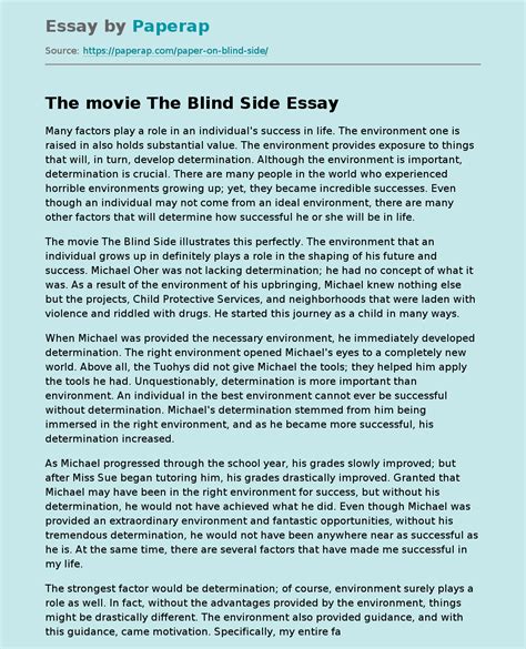 quotes from the blind side|reaction paper about the blind slides.